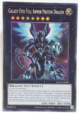 Yugioh Asian-English Galaxy-Eyes Full Armor Photon Dragon RC04-AE038 CR-image