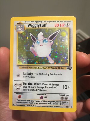 Pokemon - 1999 Pokemon Jungle Set- Holo  Wigglytuff NM-image