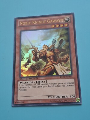 Yugioh Card - Noble Knight Gawayn Ultra Rare REDU-ENSP1 LP-image