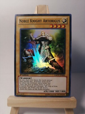 Noble Knight Artorigus - GAOV-EN000 - Super Rare 1st Edition  Yugioh EURO-image