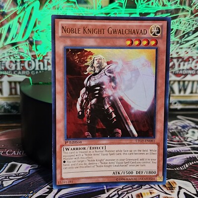 Yu-Gi-Oh! Noble Knight Gwalchavad - LTGY-EN081 - 1st Edition - Ultra Rare - NM-image