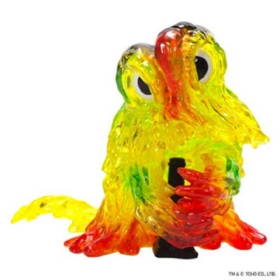 CCP MIDDLE SIZE CLEAR YELO HEDORAH PSYCHEDELIC JAPAN XCLUSV VOL3 USA SELLER! MIB-image