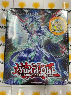 Yu Gi Oh! TCG Galaxy Eyes Photon Dragon 2011 Tin Brand New Factory Sealed-image