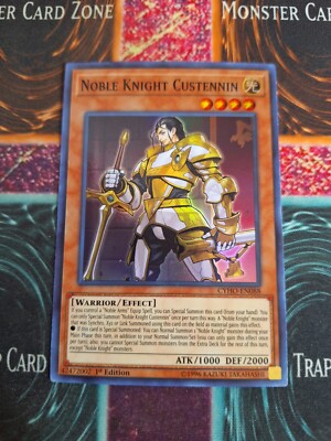 Yu-Gi-Oh! Noble Knight Custennin CYHO-EN088 Super Rare 1st Edition Near Mint-image