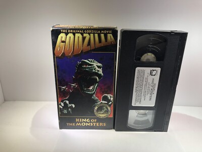 Godzilla, King of the Monsters VHS, 1998, Normal Wear On Box, Good Condition-image