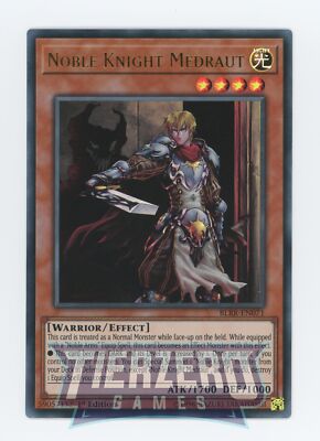Yugioh Noble Knight Medraut BLRR-EN071 Ultra Rare 1st Edition NM/LP-image