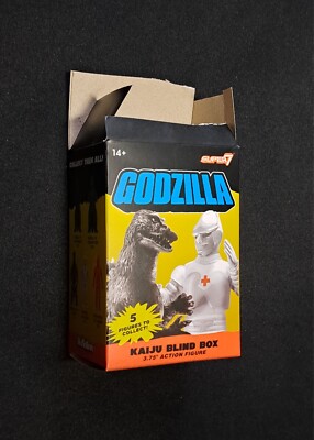 SUPER7 REACTION GODZILLA KAIJU BLIND BOX ACTION FIGURE FIREFIGHTER JET JAGUAR-image