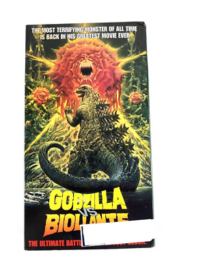 Godzilla vs Biollante VHS 1989 Release Monster Horror-image