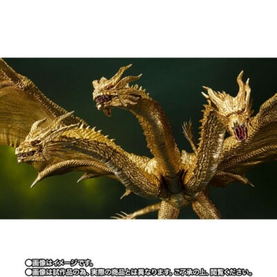 S.H.MonsterArts King Ghidorah 2019 Special Color Ver. Bandai New Japan Figure -image
