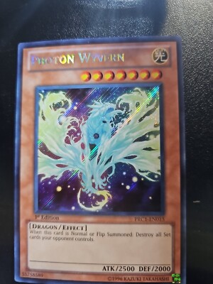 YUGIOH! 1-PHOTON WYVERN-SECRET RARE-1ST EDITION-PRC1-EN015-image