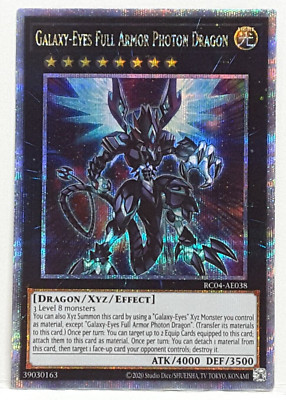Yugioh Asian-English Galaxy-Eyes Full Armor Photon Dragon RC04-AE038 25TH QCSR-image