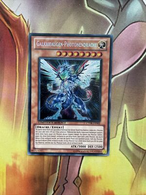 CT08-EN003 Yu-Gi-Oh Secret Rare Galaxy-Eyes Photon Dragon Limited Ed GERMAN Card-image