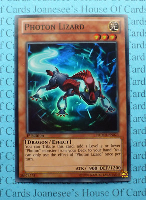 NUMH-EN023 Photon Lizard Super Rare Yu-Gi-Oh Card 1st Edition NM/LP New-image