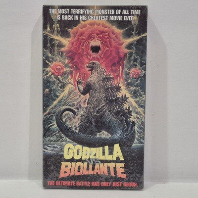 Godzilla Vs. Biollante VHS Tape Rare HBO Video 1989 Monster Movie Vintage *NEW-image