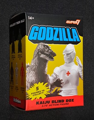 SUPER7 REACTION GODZILLA KAIJU BLIND BOX 3.75