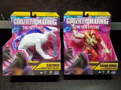 Godzilla x Kong The New Empire Shimo and Skar King 6inch Action Figures Toys New-image