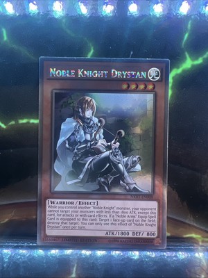 Noble Knight Drystan NKRT-EN008 Platinum Rare Limited Edition NM (slot#200)-image