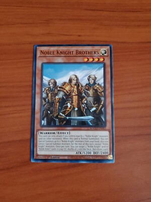 Noble Knight Brothers - Yugioh Maximum Gold Rare 1st Ed. - MAGO-EN083 - NM-image