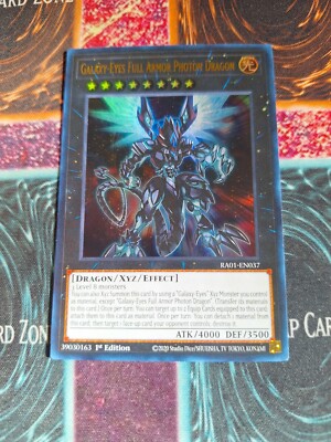 Yu-Gi-Oh! Galaxy-Eyes Full Armor Photon Dragon RA01-EN037 Ultra 1st Edition NM-image