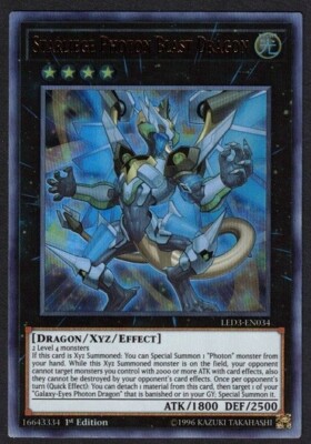 Yugioh Starliege Photon Blast Dragon LED3-EN034 Ultra Rare 1st Ed - VLP-image