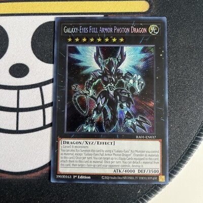 Yugioh x1 Galaxy-Eyes Full Armor Photon Dragon RA01-EN037 Secret Rare 1st Ed(NM)-image