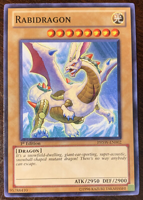 Rabidragon PHSW-EN002 YuGiOh! Card Photon Shockwave 1st Edition Near Mint x1 NEW-image
