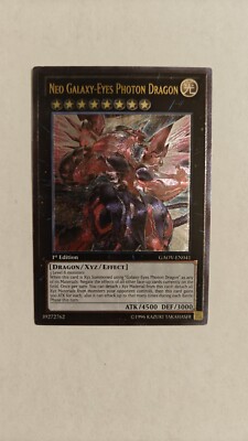 YuGiOh Neo Galaxy-Eyes Photon Dragon 1st Edition Ultimate Rare GAOV-EN041-image