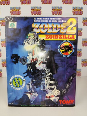 ZOIDS 2 ZOIDZILLA TOMY GODZILLA DINOSAUR ROBOT MIB NEW DEADSTOCK VINTAGE-image