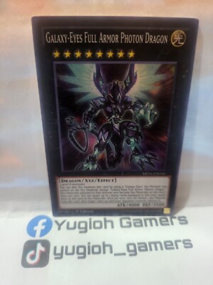 Yu-Gi-Oh Galaxy Eyes Full Armor Photon Dragon X3 MP16 1st Super  Light Played-image
