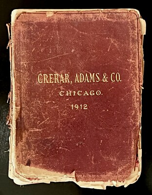 Vintage 1912 Railroad Supplies Catalog with Prices / Crerar, Adams & Co.-image