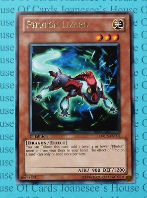 Photon Lizard ORCS-EN007 Silver Rare Yu-Gi-Oh Card 1st Edition New-image