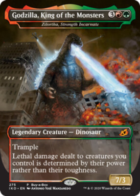 Mint/Near-Mint, French - 1 x MTG Zilortha, Strength Incarnate - Godzilla, King o-image