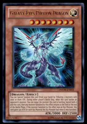 Yu-Gi-Oh! GALAXY-EYES PHOTON DRAGON #PHSW-EN011 LIGHT PLAY-image