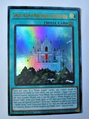 Yugioh! Camelot, Realm of Noble Knight Mp23-En281 Ultra Rare 1st Ed Near Mint!!-image