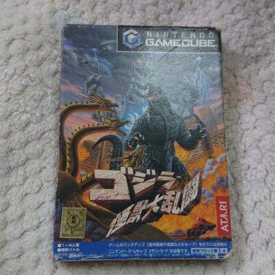 Godzilla Kaiju Dairantou GameCube GC Boxed Tested Working Atari Japan-image