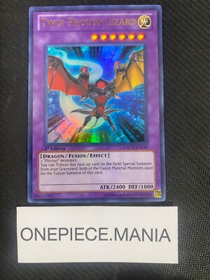 Yu-Gi-Oh! Card Twin Photon Lizard ORCS-EN039 1st Ultra Rare-image