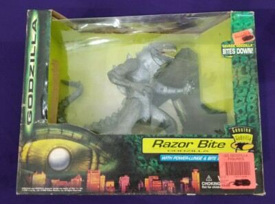 NEW IN BOX 1998 Godzilla 10 inch Action Figure Trendmasters Inc vs King Kong-image