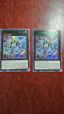 2X LDS2-EN054 Starliege Photon Blast Dragon Ultra Rare 1st Edition YuGiOh GREEN-image