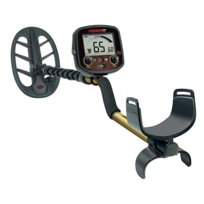 Fisher F19 Black Metal Detector with 11 Inch Waterproof Searchcoil-image