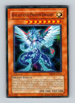 Yugioh Photon Shockwave #PHSW-EN011 Galaxy-Eyes Photon Dragon 1st Edition-image