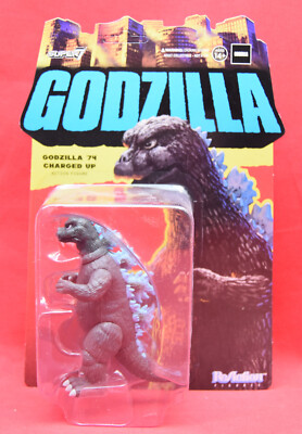 New Unpunched Super7 ReAction Godzilla '74 Charged Up Action Figure-image