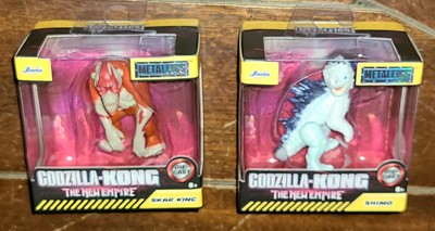 Lot of 2 Godzilla x Kong New Empire (2024) Metalfigs: SHIMO/SKAR KING 2