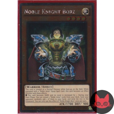 Yugioh Noble Knight Borz NKRT-EN009 Platinum Rare-image