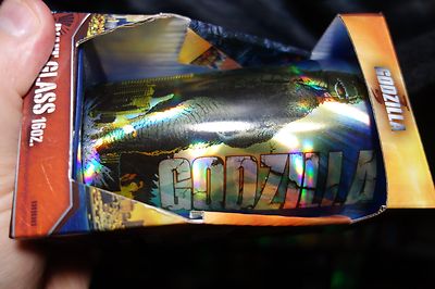 Sold Out Blue Godzilla Laser cut Pint 16oz Glass New w Box Toho Co., Ltd-image