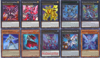 Yugioh Kite Tenjo Galaxy-Eyes Photon Dragon Deck - Orbital Afterglow Knight-image