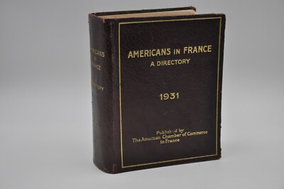 Americans in France, a directory, 1931.-image