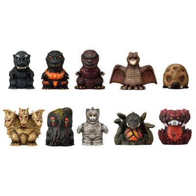Ensky Godzilla Sofubi Puppet Mascot 10Pack BOX-image