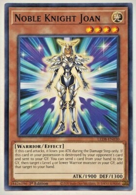 Yugioh Synchro Storm LED8-EN030 Noble Knight Joan Common NM/M-image