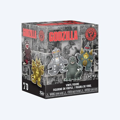 GODZILLA 70TH ANNIVERSARY MYSTERY MINIS MINI-FIGURE FUNKO + Display Box-image