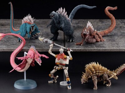 Art Spirits Godzilla Singular Point Hyper Modeling Series Box of 6 Figures-image